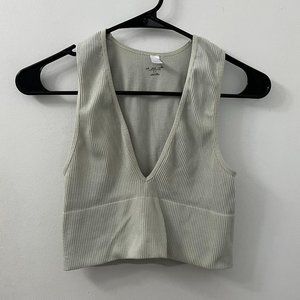 Urban Outfitters Out From Under Hailey Seamless Plunge Bra Top Mint/Light Green